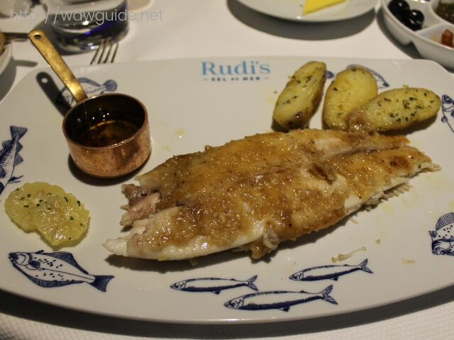 ルディズ セルドゥメールの魚料理