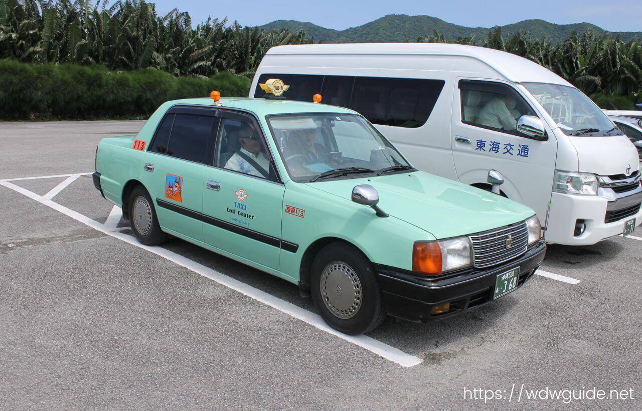 石垣島観光で利用したタクシー