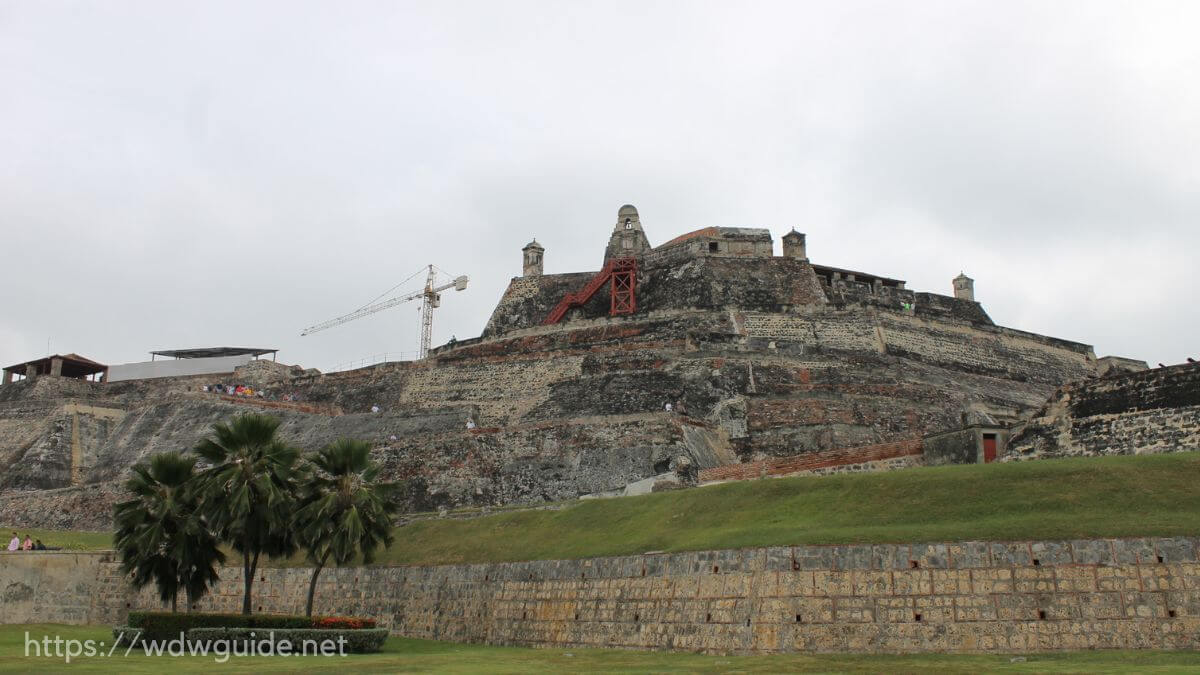 コロンビアのカルタヘナにあるサン・フェリペ要塞