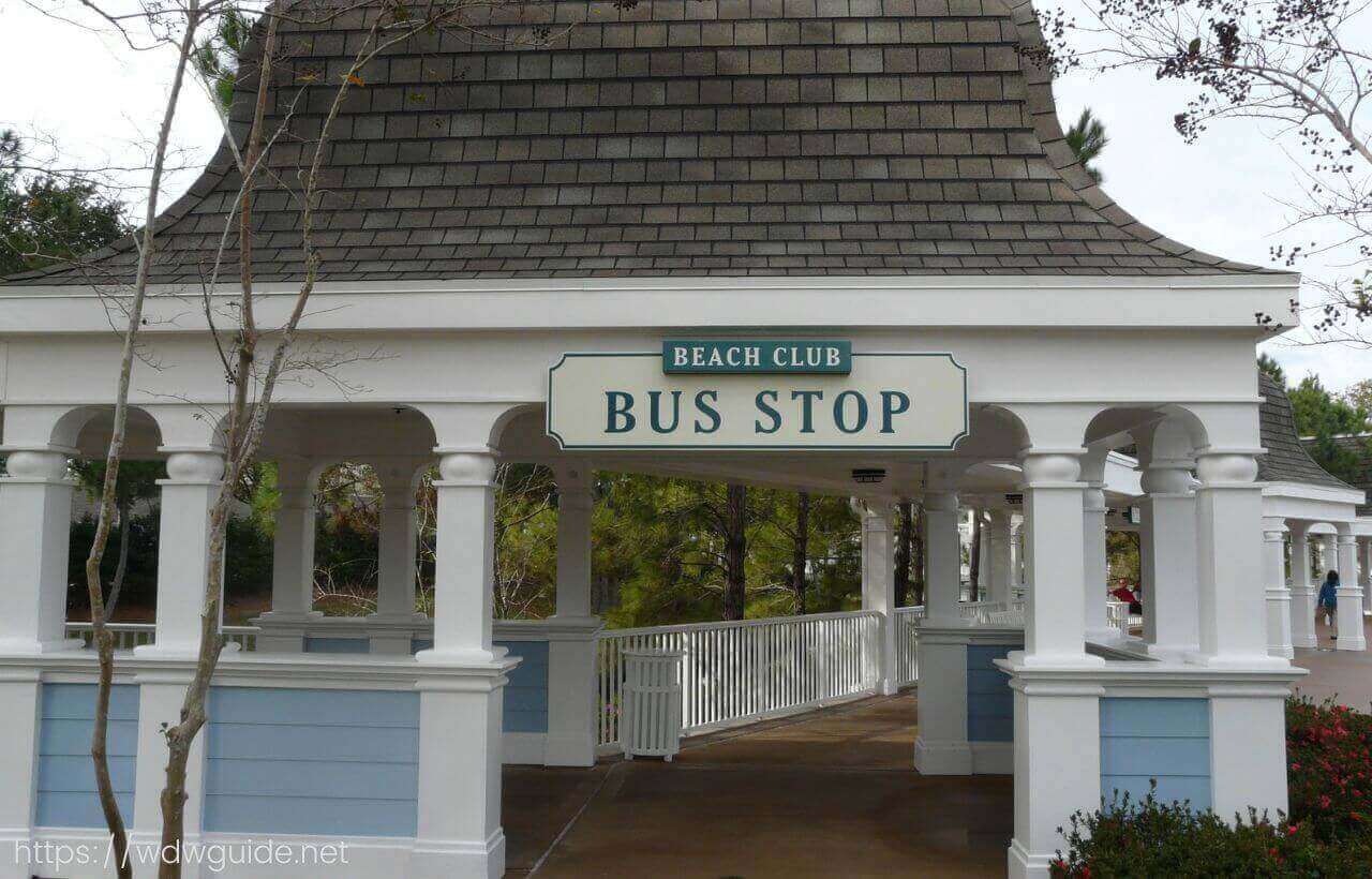 ウォルトディズニーワールドのリゾートのバス乗り場