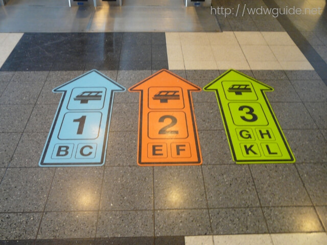 ATS乗場のターミナル標識