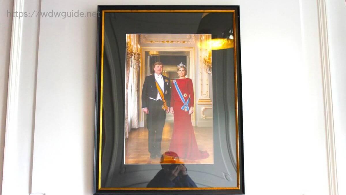 オランダ国王と王妃の写真