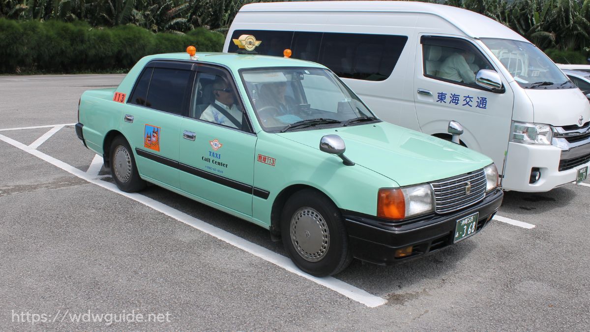 石垣島観光で利用したタクシー
