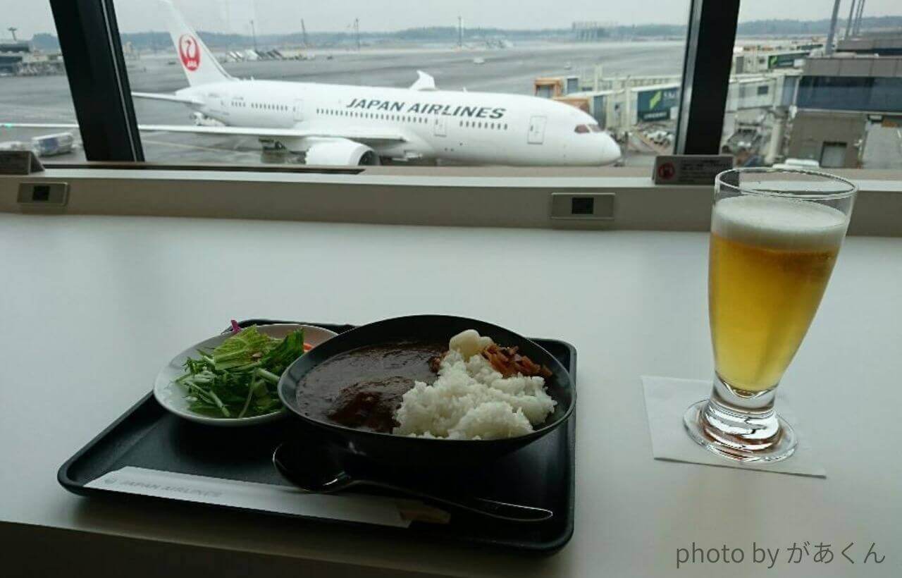 JAL国際線ラウンジの特製オリジナルビーフカレー 