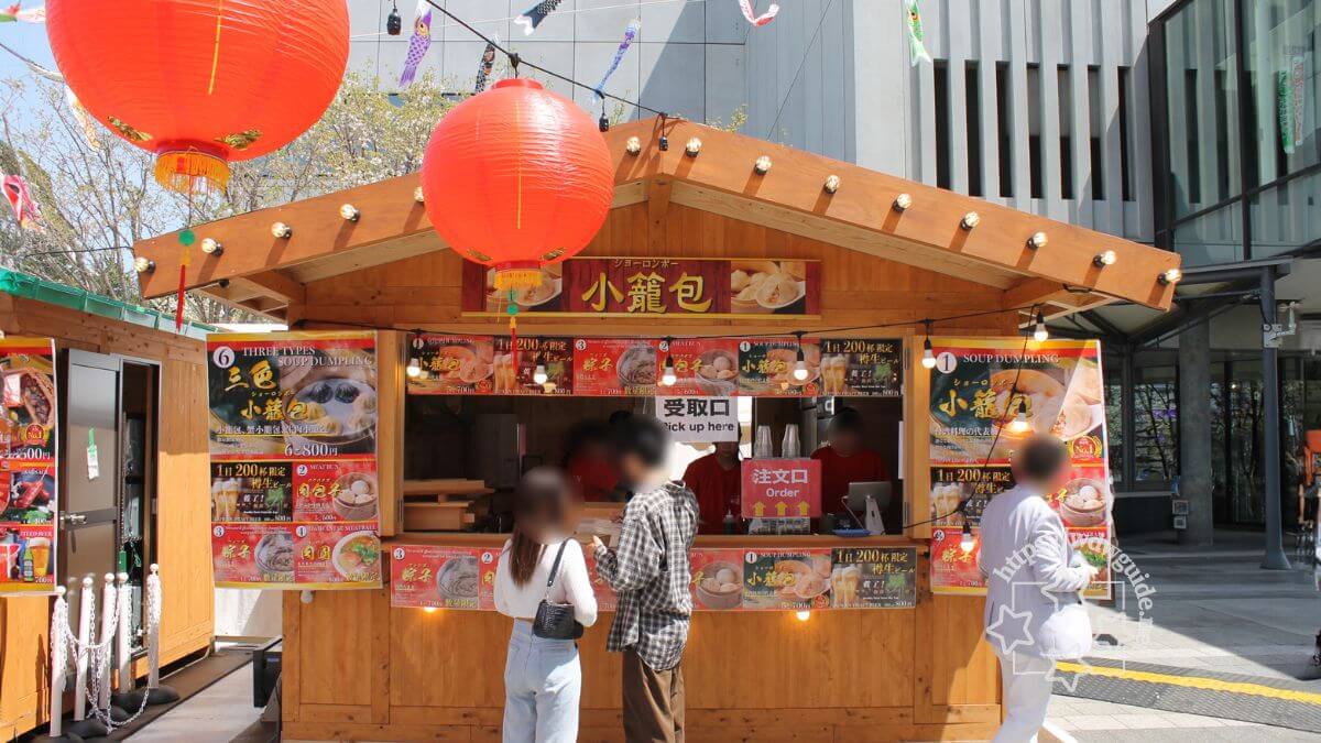 台湾祭in東京スカイツリーの小籠包の屋台