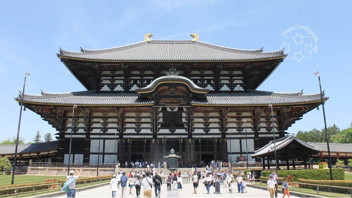 東大寺大仏殿の全景