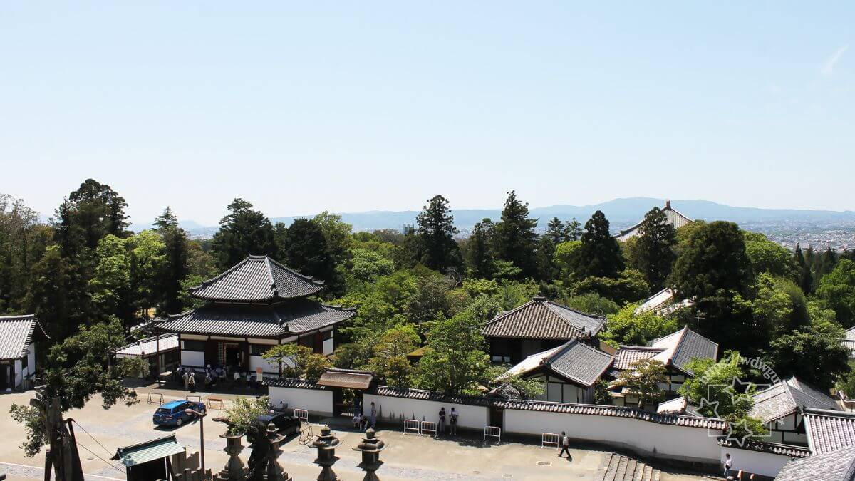 二月堂の舞台から見た風景