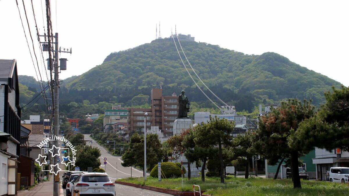 函館山の護国神社坂