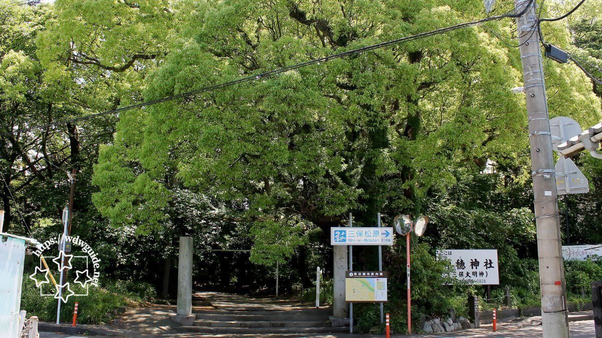 御穂神社入り口