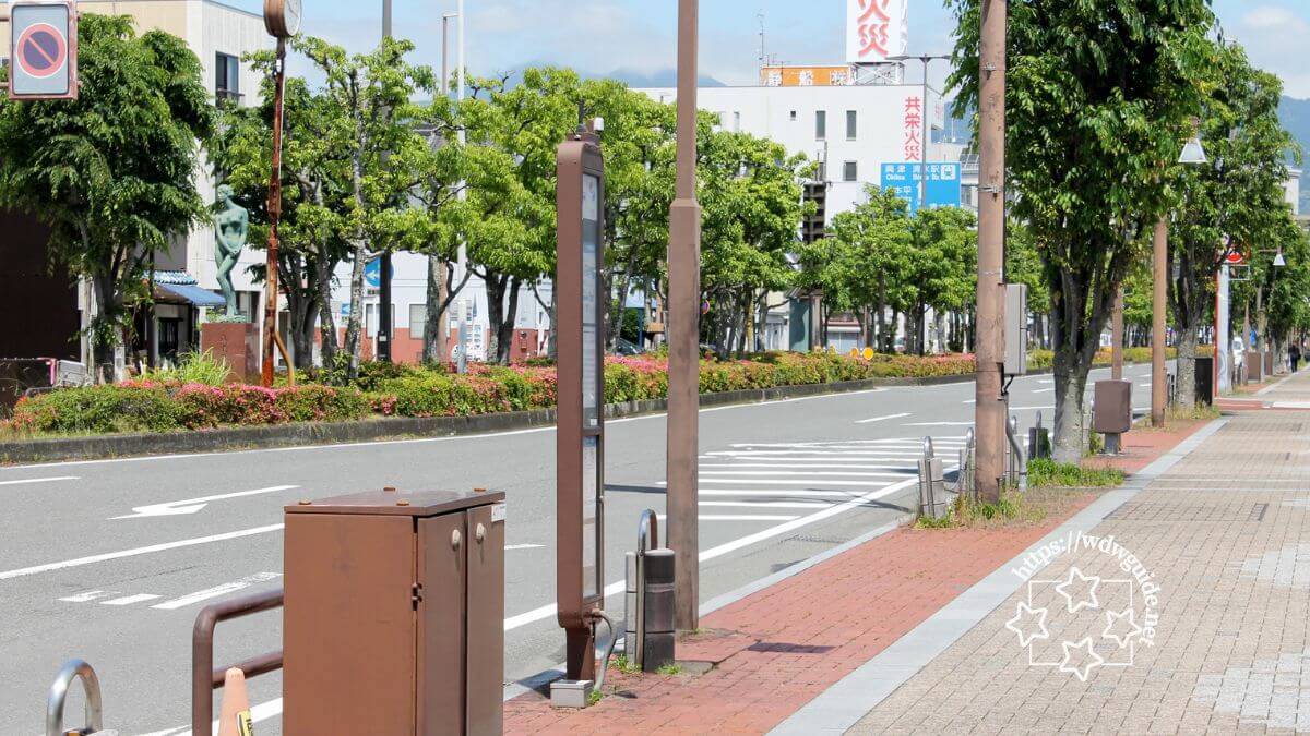 しずてつジャストライン「港橋」バス停