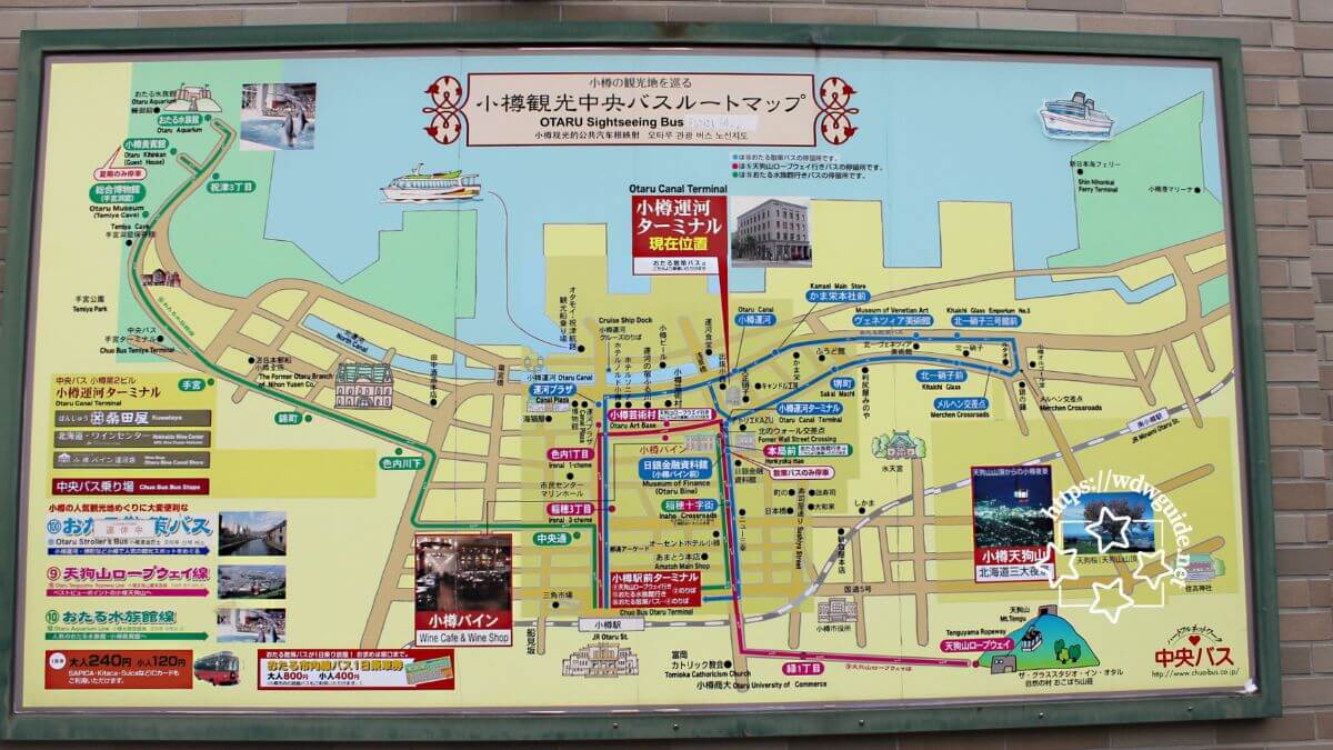 小樽の地図